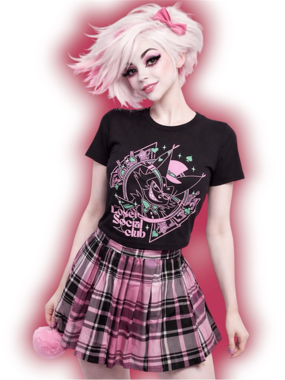 Hazbin Hotel Husk Loser Social Club T-Shirt